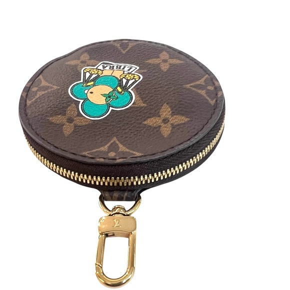 Louis Vuitton Monogram Multi Pochette Accessories Round Coin Purse. - Picture 5 of 10